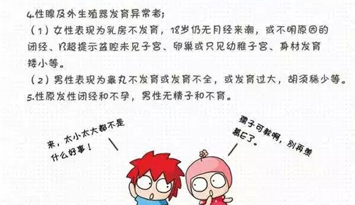 染色体检查的项目