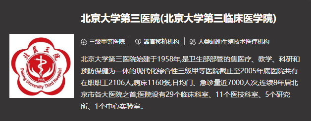 北医三院全景图