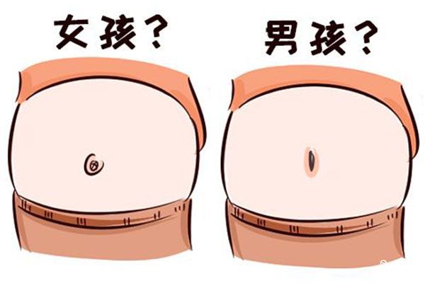 肚脐突出怀女孩