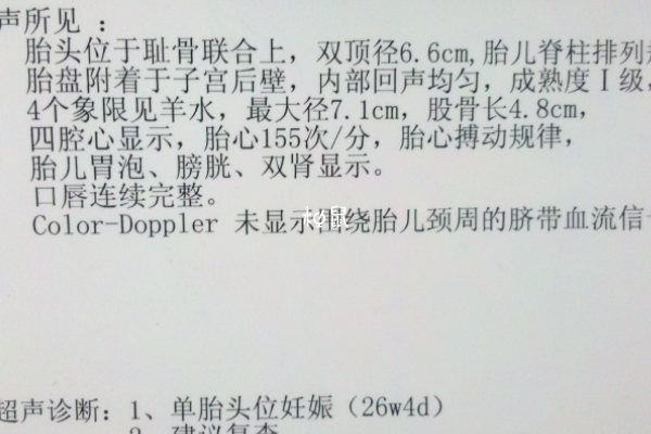 不同时期羊水深度标准不同